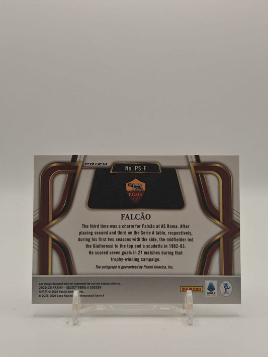 2025-26 PANINI SELECT SERIE A FALCÃO ROMA PITCHSIDE SIGNATURES AUTO