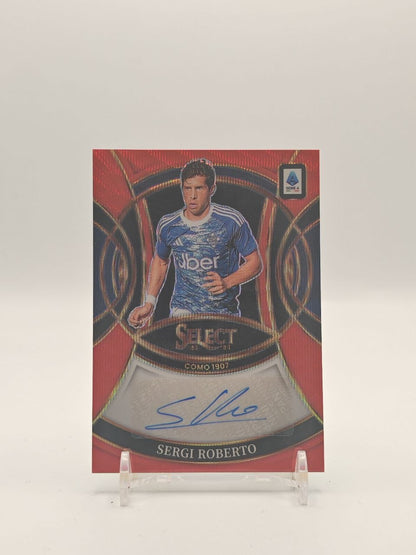 2025-26 PANINI SELECT SERIE A SERGI ROBERTO COMO SIGNATURES AUTO