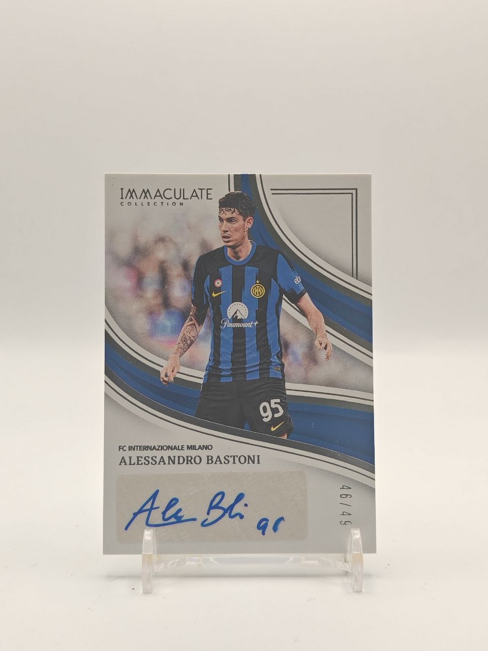 PANINI IMMACULATE COLLECTION ALESSANDRO BASTONI INTER AUTO 46/49