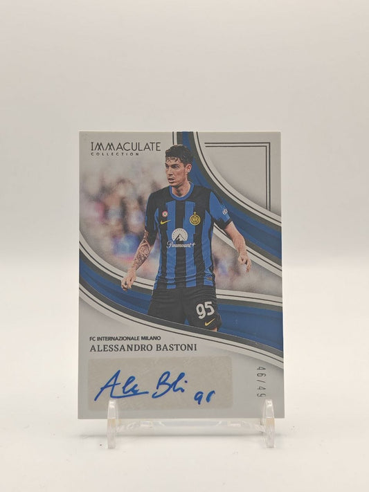 PANINI IMMACULATE COLLECTION ALESSANDRO BASTONI INTER AUTO 46/49