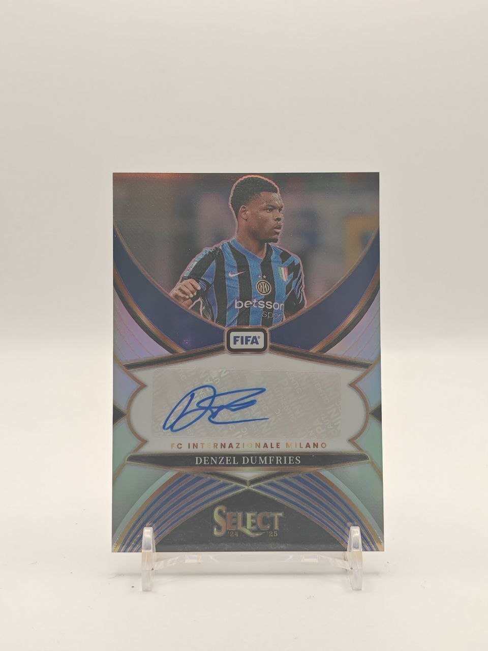2024-25 PANINI SELECT FIFA DENZEL DUMFRIES INTER AUTO
