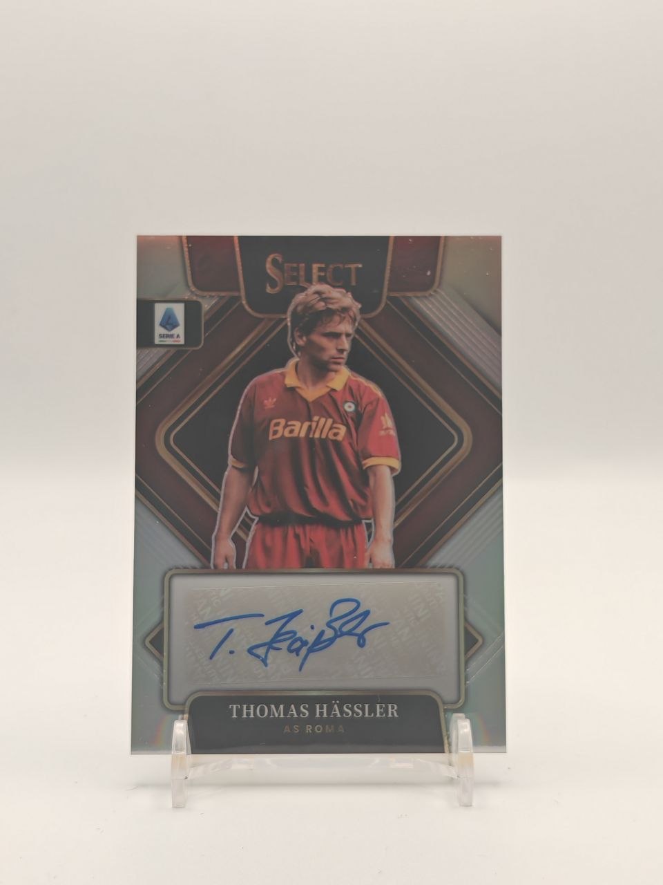 2022-23 PANINI SELECT SERIE A THOMAS HÄSSLER ROMA SIGNATURES AUTO