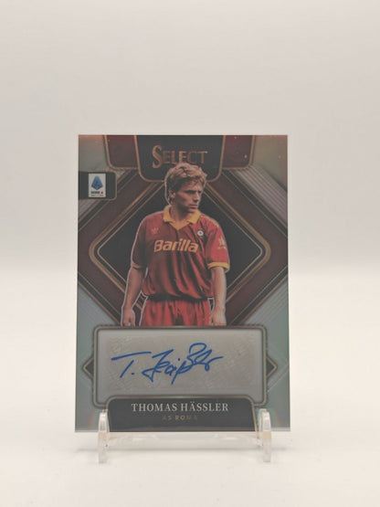 2022-23 PANINI SELECT SERIE A THOMAS HÄSSLER ROMA SIGNATURES AUTO