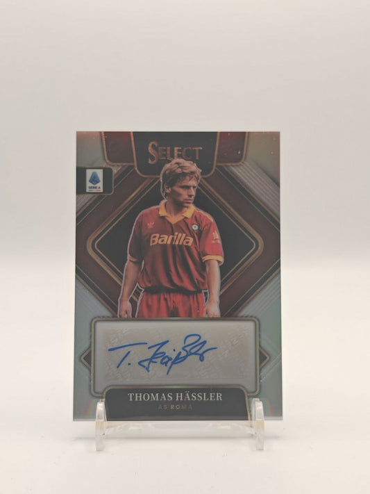 2022-23 PANINI SELECT SERIE A THOMAS HÄSSLER ROMA SIGNATURES AUTO