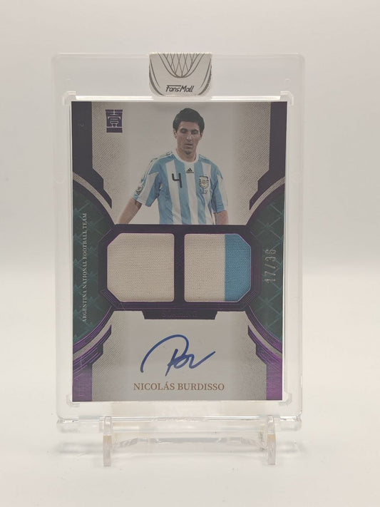 2022 FANSMALL NICOLÁS BURDISSO ARGENTINA AUTO DUAL RELIC 17/36