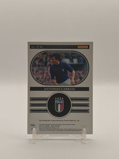 2024-25 PANINI NOIR ANTONIO CABRINI ITALIA SNAPSHOT SIGNATURES AUTO 53/99