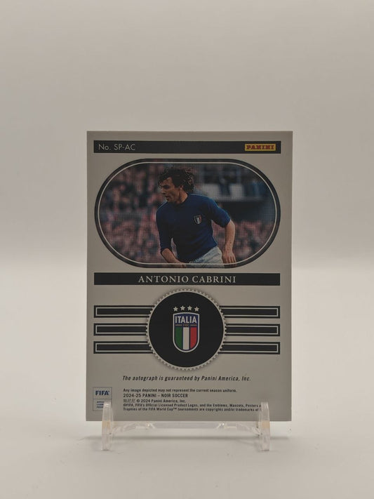 2024-25 PANINI NOIR ANTONIO CABRINI ITALIA SNAPSHOT SIGNATURES AUTO 53/99
