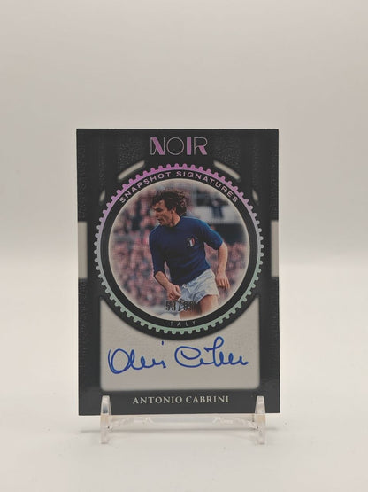 2024-25 PANINI NOIR ANTONIO CABRINI ITALIA SNAPSHOT SIGNATURES AUTO 53/99