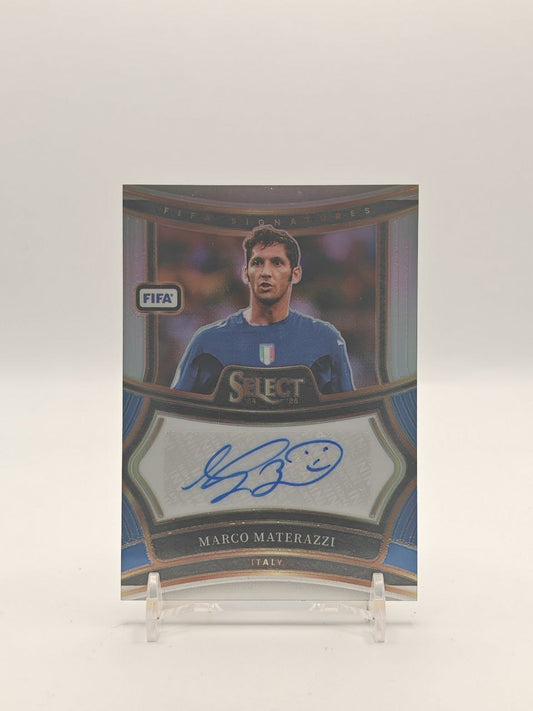 2024-25 PANINI SELECT FIFA MARCO MATERAZZI ITALIA SIGNATURES AUTO