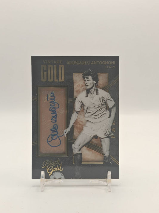 PANINI BLACK GOLD GIANCARLO ANTOGNONI ITALIA VINTAGE GOLD AUTO