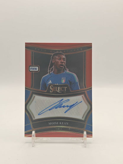 2024-25 PANINI SELECT FIFA MOISE KEAN ITALIA AUTO
