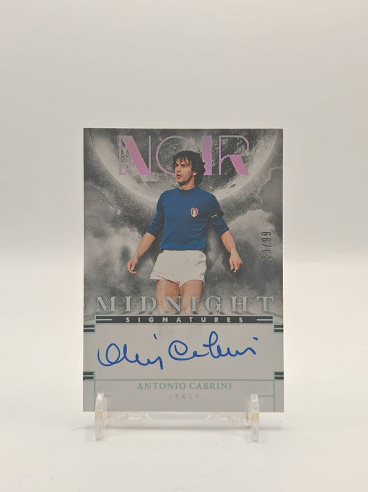 2024-25 PANINI NOIR ANTONIO CABRINI ITALIA MIDNIGHT SIGNATURES AUTO 23/99
