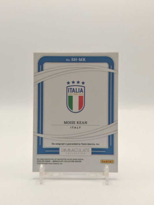 2024-25 PANINI IMMACULATE COLLECTION MOISE KEAN ITALIA AUTO 42/99