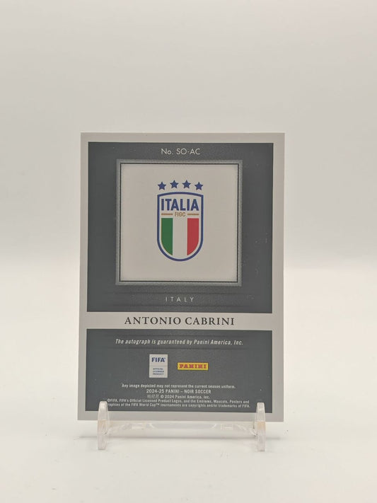 2024-25 PANINI NOIR ANTONIO CABRINI ITALIA SHOWTIME SIGNATURES AUTO 97/99