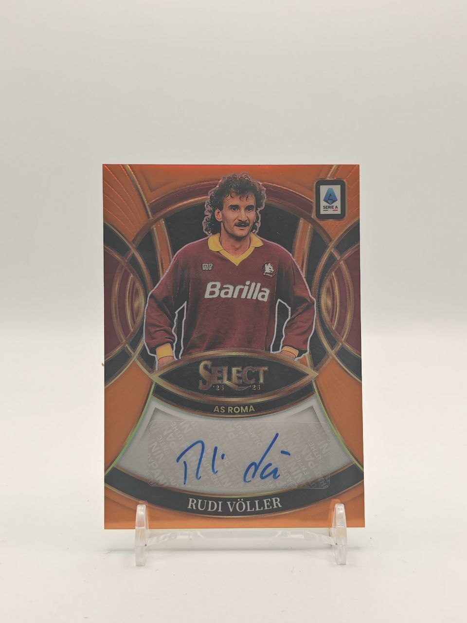 2025-26 PANINI SELECT SERIE A RUDI VÖLLER ROMA SIGNATURES AUTO 10/49