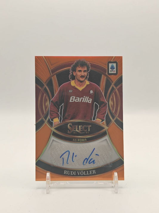 2025-26 PANINI SELECT SERIE A RUDI VÖLLER ROMA SIGNATURES AUTO 10/49