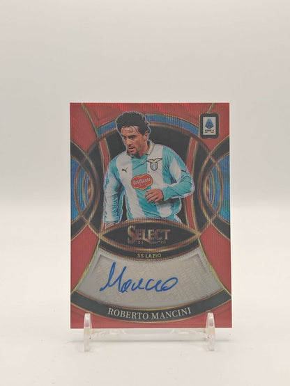 2025-26 PANINI SELECT SERIE A ROBERTO MANCINI LAZIO SIGNATURES AUTO
