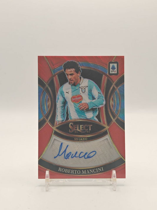 2025-26 PANINI SELECT SERIE A ROBERTO MANCINI LAZIO SIGNATURES AUTO