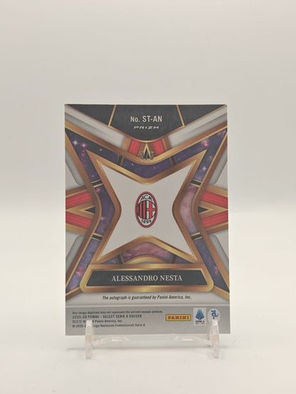 2025-26 PANINI SELECT SERIE A ALESSANDRO NESTA MILAN AUTO 3/5