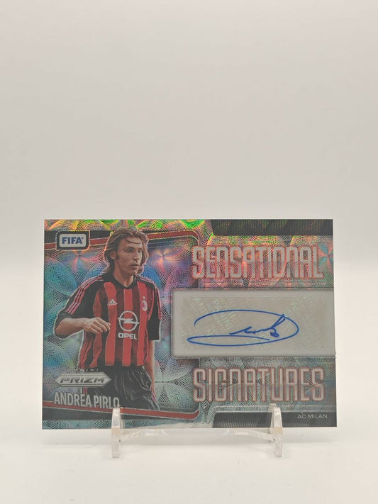 2025-26 PANINI PRIZM FIFA ANDREA PIRLO MILAN SENSATIONAL SIGNATURES AUTO