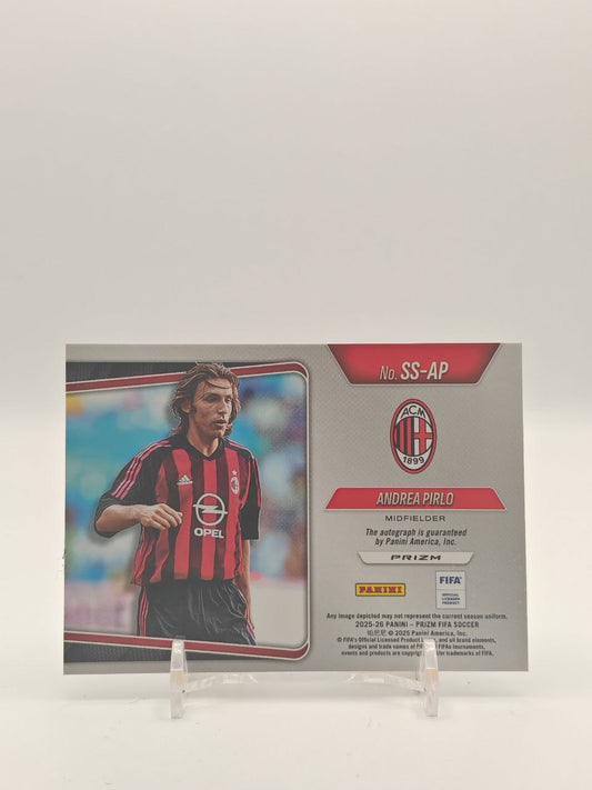 2025-26 PANINI PRIZM FIFA ANDREA PIRLO MILAN SENSATIONAL SIGNATURES AUTO
