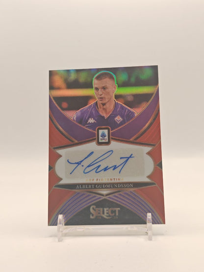 2024-25 PANINI SELECT SERIE A ALBERT GUDMUNDSSON FIORENTINA AUTO