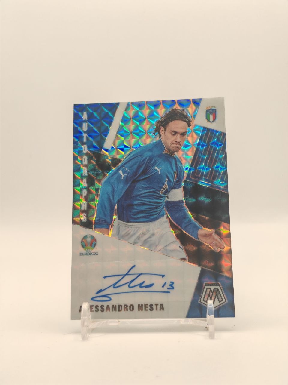 2021 PANINI MOSAIC UEFA EURO ALESSANDRO NESTA ITALIA AUTOGRAPHS AUTO