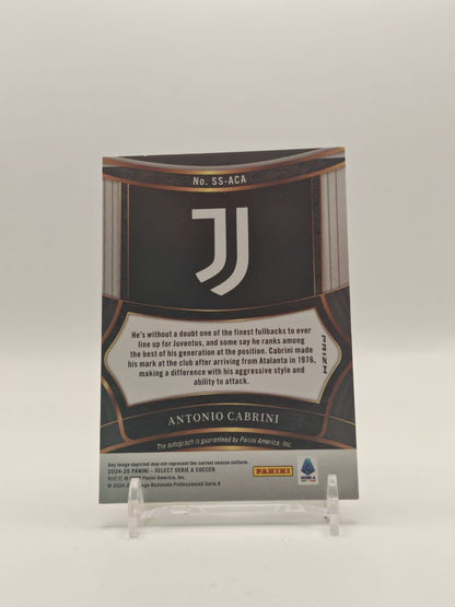 2024-25 PANINI SELECT SERIE A ANTONIO CABRINI JUVENTUS AUTO