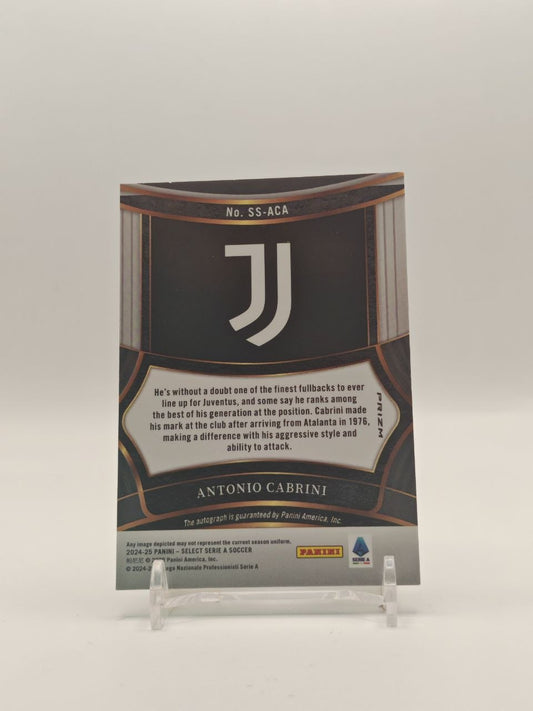 2024-25 PANINI SELECT SERIE A ANTONIO CABRINI JUVENTUS AUTO