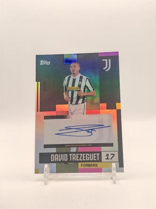 2024-25 TOPPS TEAM SET JUVENTUS DAVID TREZEGUET FIRST TEAM AUTO 97/99