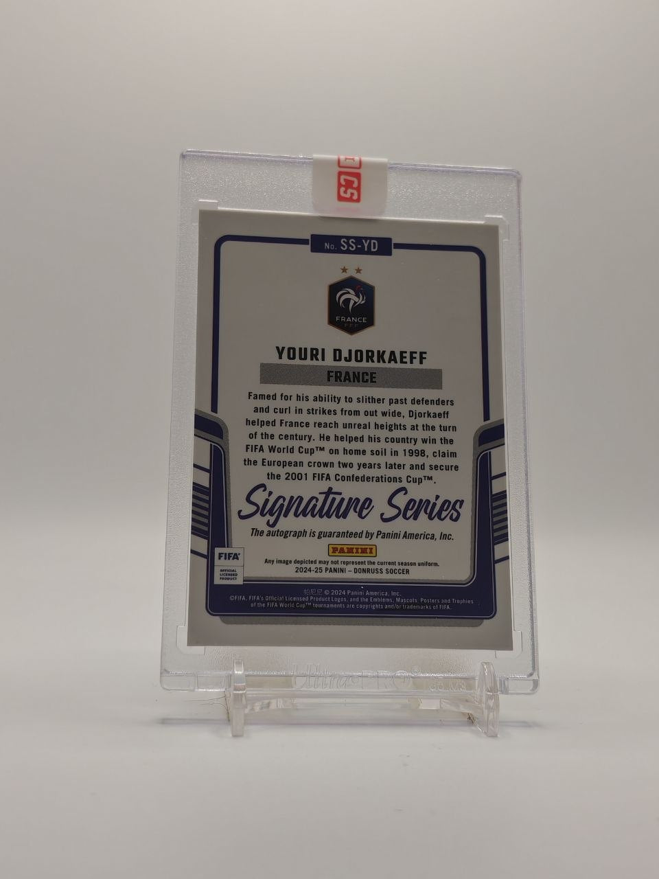 2024-25 PANINI DONRUSS YOURI DJORKAEFF FRANCIA SIGNATURE SERIES AUTO
