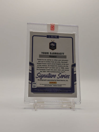 2024-25 PANINI DONRUSS YOURI DJORKAEFF FRANCIA SIGNATURE SERIES AUTO