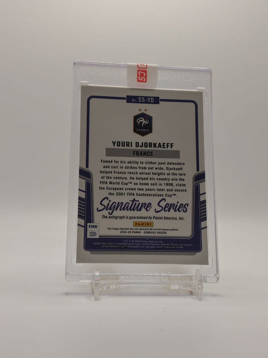 2024-25 PANINI DONRUSS YOURI DJORKAEFF FRANCIA SIGNATURE SERIES AUTO