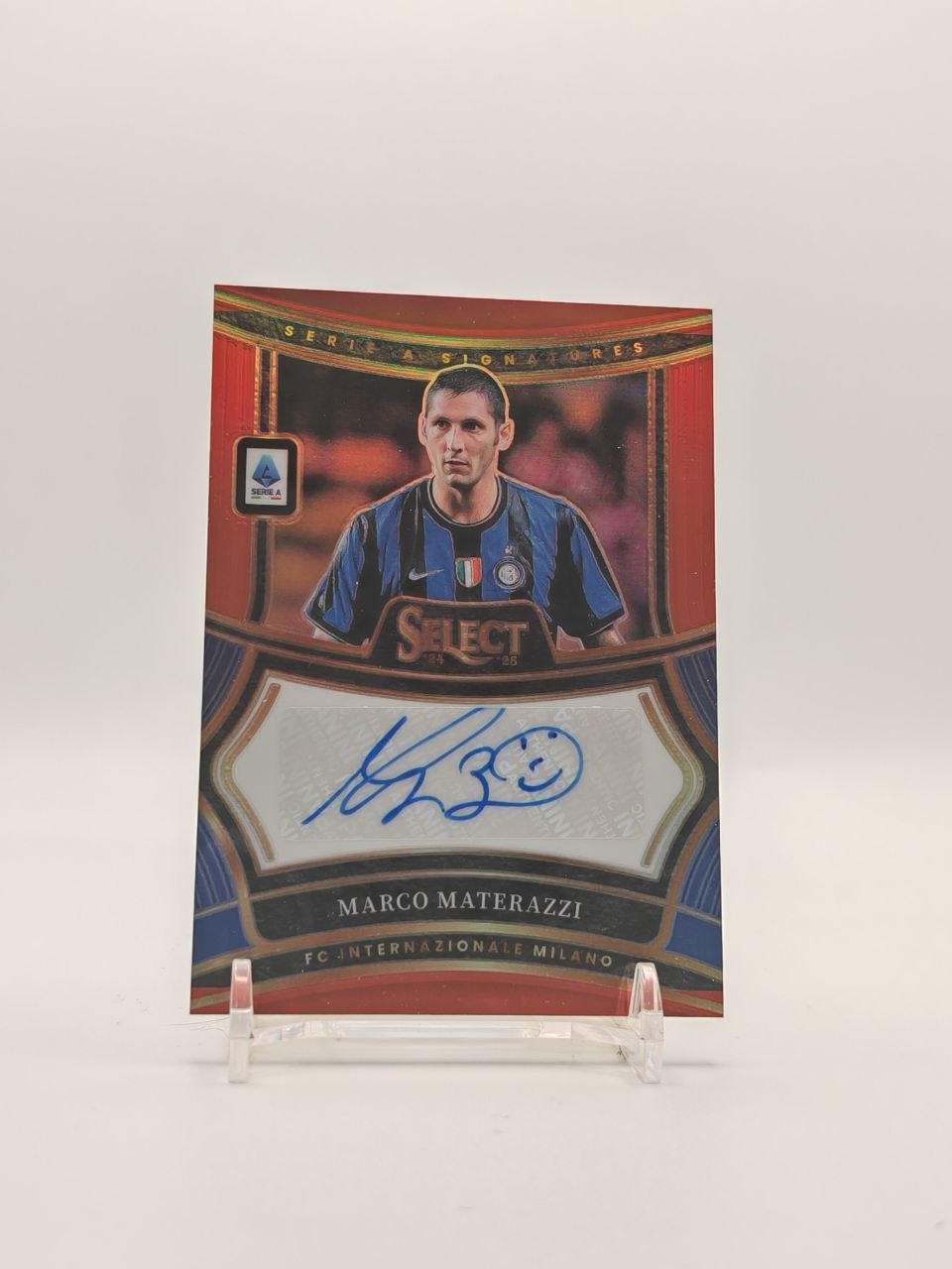 2024-25 PANINI SELECT SERIE A MARCO MATERAZZI INTER SIGNATURES AUTO