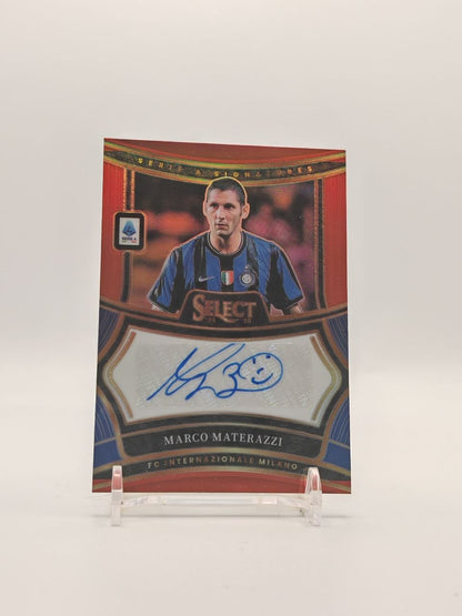 2024-25 PANINI SELECT SERIE A MARCO MATERAZZI INTER SIGNATURES AUTO