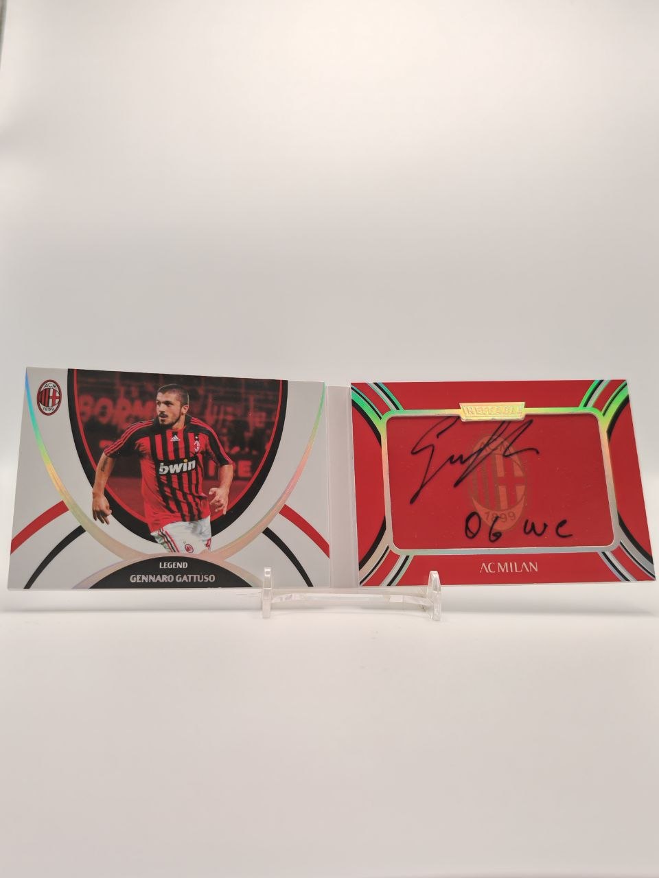 DAKA GENNARO GATTUSO MILAN LEGEND AUTO BOOKLET 23/36