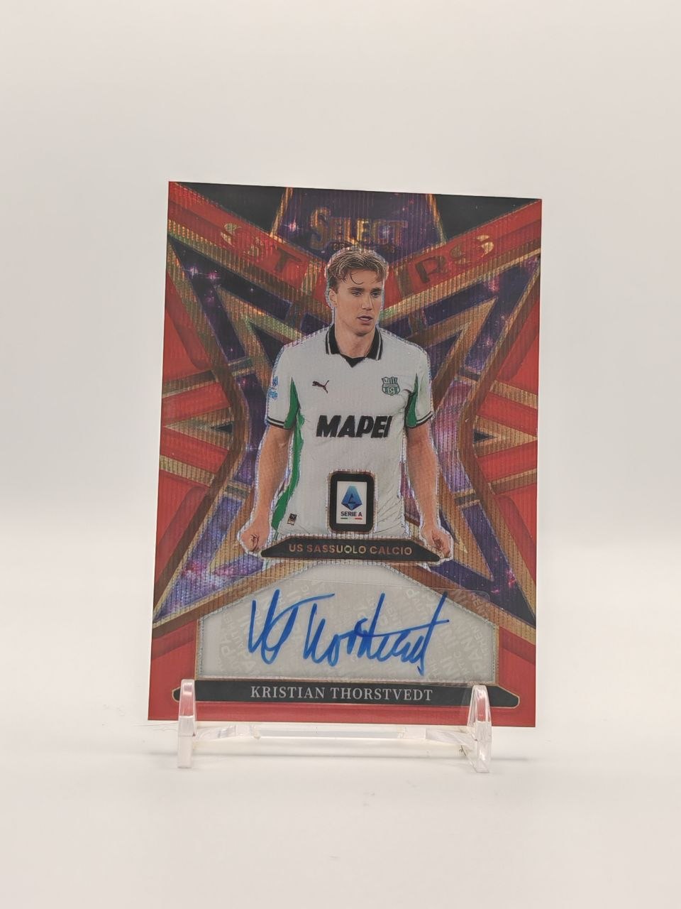 2025-26 PANINI SELECT SERIE A KRISTIAN THORSTVEDT SASSUOLO STELLAR AUTO