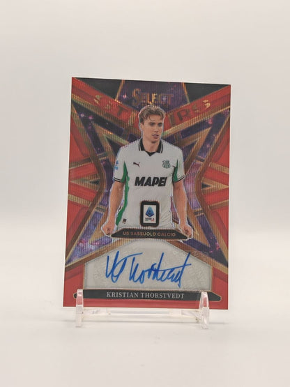2025-26 PANINI SELECT SERIE A KRISTIAN THORSTVEDT SASSUOLO STELLAR AUTO