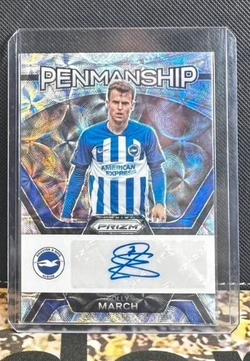 Solly March Autographe Pénographie Panini Prizm Premier League 2023-24 Brighton