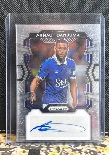 Arnaut Danjuma Auto Panini Prizm Premier League 2023-24 Everton
