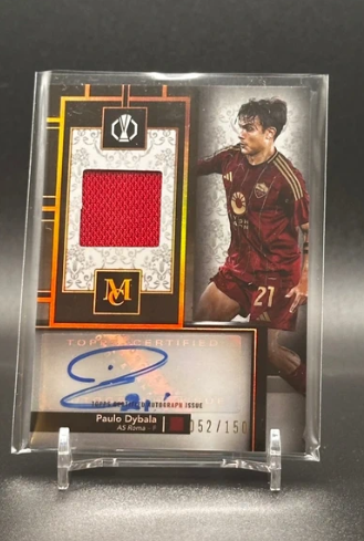 Paulo Dybala Auto Relic /150 Topps Museum Collection UCC 2024-25 AS Roma