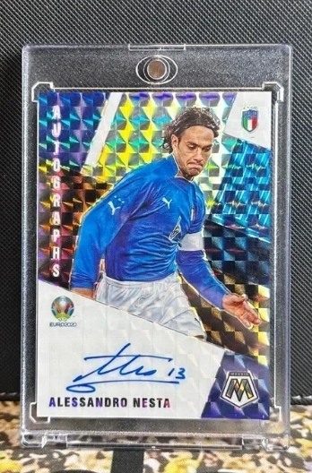 Alessandro Nesta Auto Panini Mosaic UEFA Euro 2020 Italy