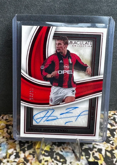 Andriy Shevchenko SS-ASO Auto /25 Panini Immaculate Collection Soccer 2023-24 AC Milan