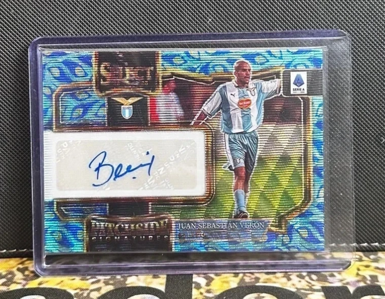Juan Sebastián Verón PS-JSV Auto Peacock Prizm Panini Select Serie A 2022-23 SS Lazio SSP