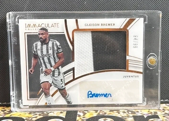 Gleison Bremer PA-GBE RPA Patch Auto 59/99 Panini Immaculate Collection Soccer 2022-23 Juventus