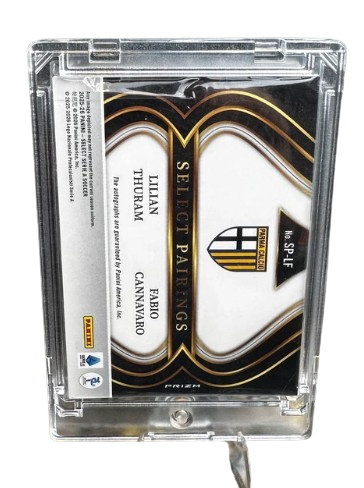 Lilian Thuram / Fabio Cannavaro Dual Auto Select Pairings Panini Prizm Serie A 2022-23 Parma