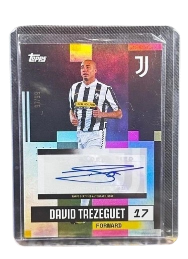 David Trezeguet 97/99 Auto Topps Juventus Team Set 24/25