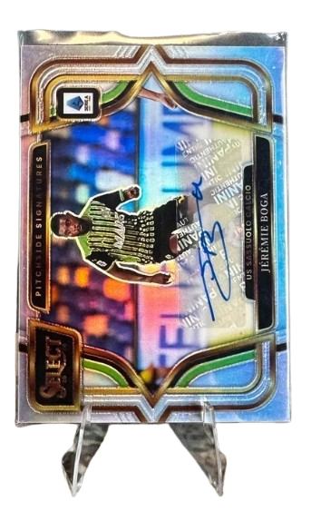 Jérémie Boga 2024-25 Panini Select Serie A Pitchside Signatures Auto Sassuolo