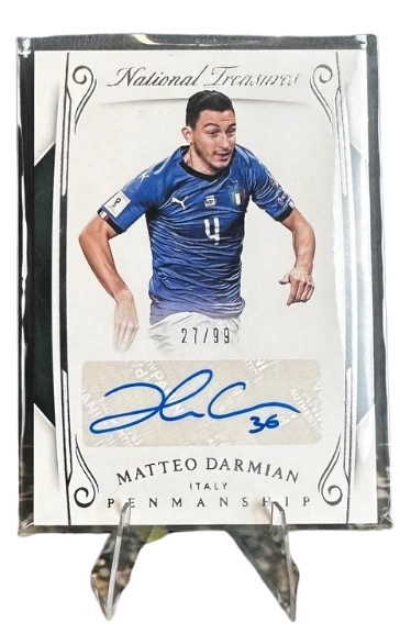 Matteo Darmian 2018 Panini National Treasures Penmanship Auto /99 Italie