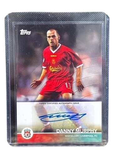 Danny Murphy 2021-22 Topps Liverpool FC Team Set Base Autograph BA-DM Midfielder